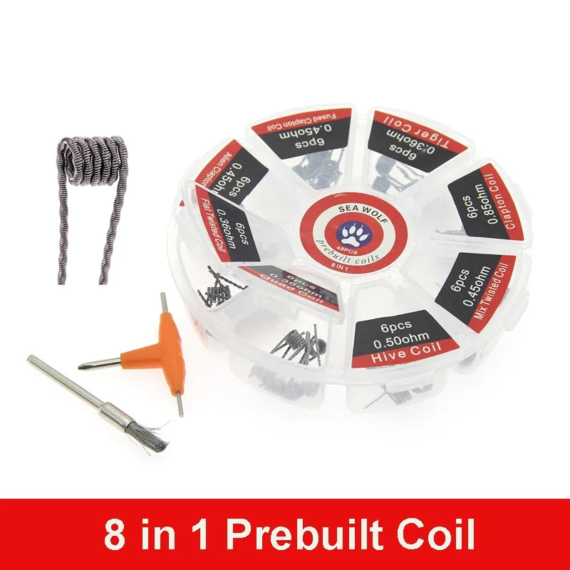 Prebuilt Coil 8 Types Alien Cl - Clapton Wire Pre Built recension och pris