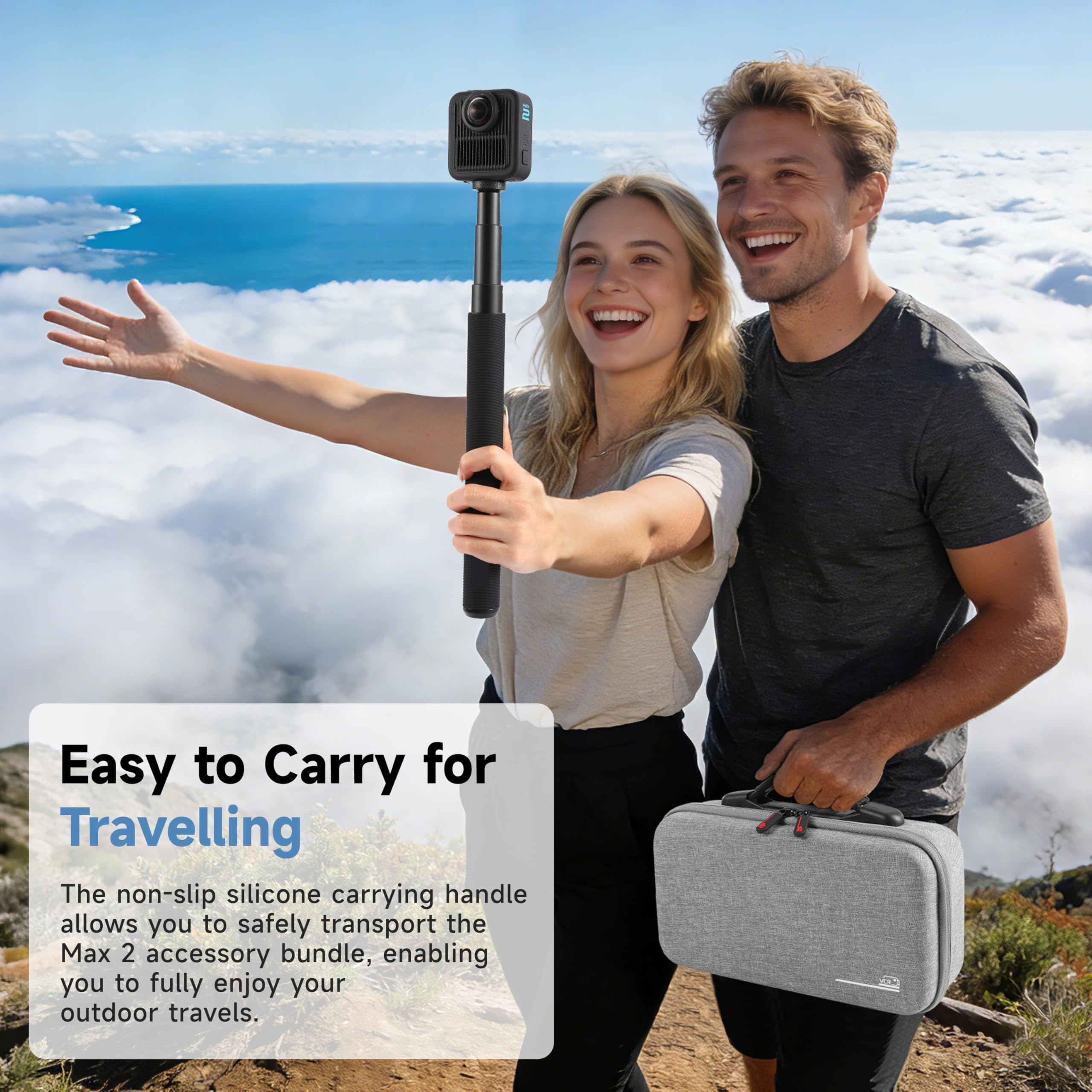 Carrying Case for Gopro Max 2  - Battery Case Storage recension och pris