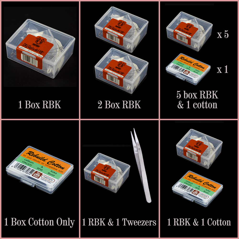 Original VAPJOY DIY Rebuild Ki - Vape Coil Replacement recension och pris
