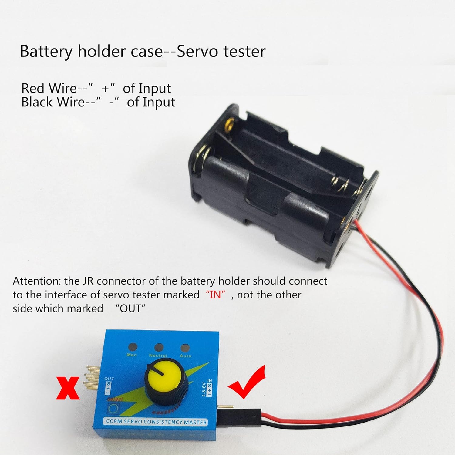 3CH Digital Servo Tester ESC S - Battery Case Storage recension och pris