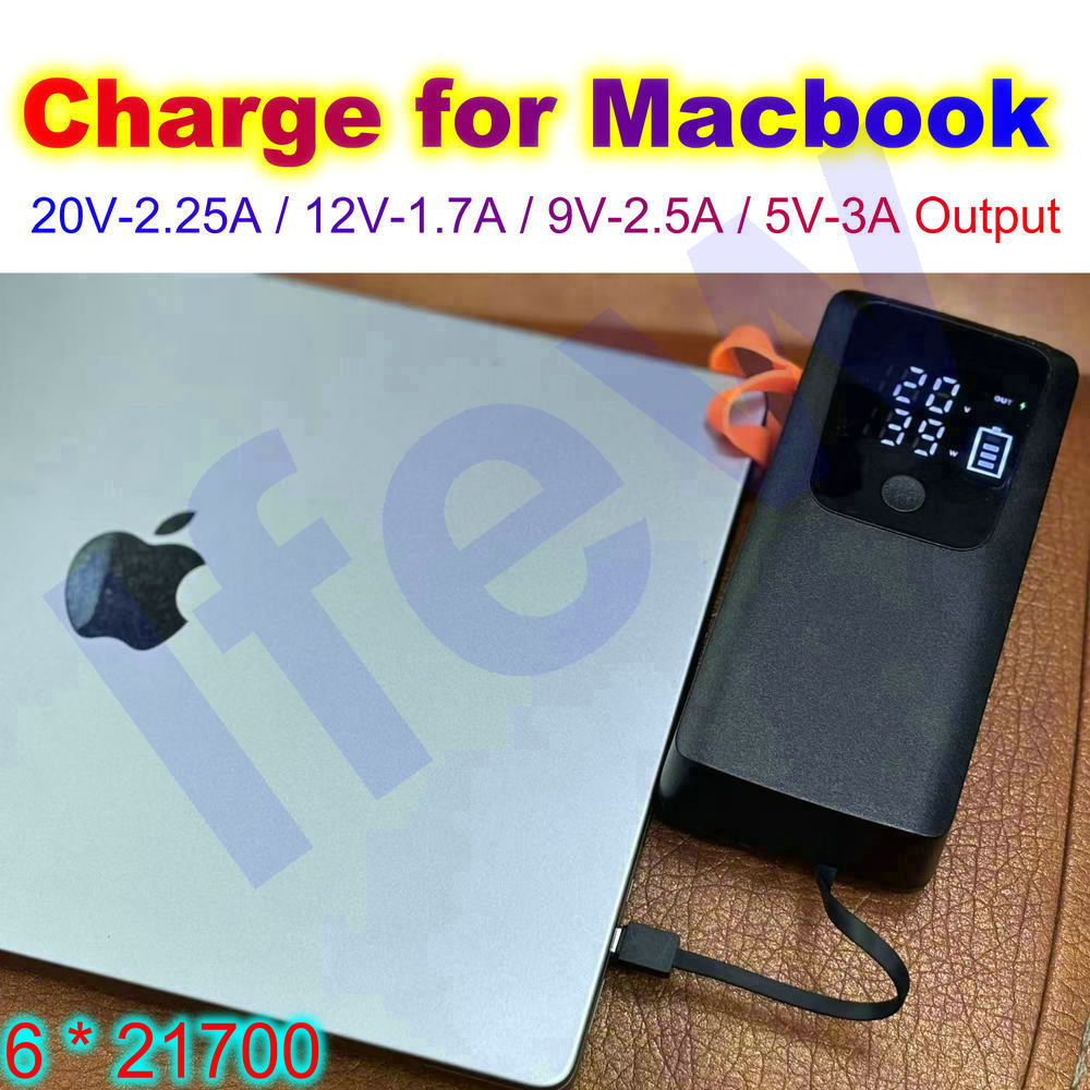 45W Power Bank Shell 21700 Bat - Battery Case Storage recension och pris