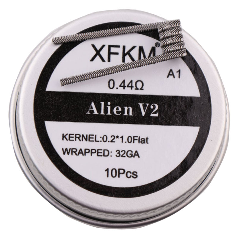 NEW XFKM NI80/A1/SS316L 10pcs/ - Clapton Wire Pre Built recension och pris
