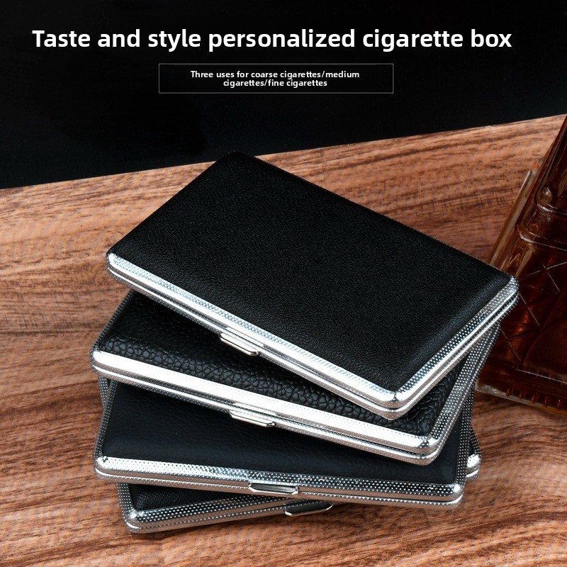 New 5.5 slim metal leather Cig - Smoking & Vaping Accessories recension och pris