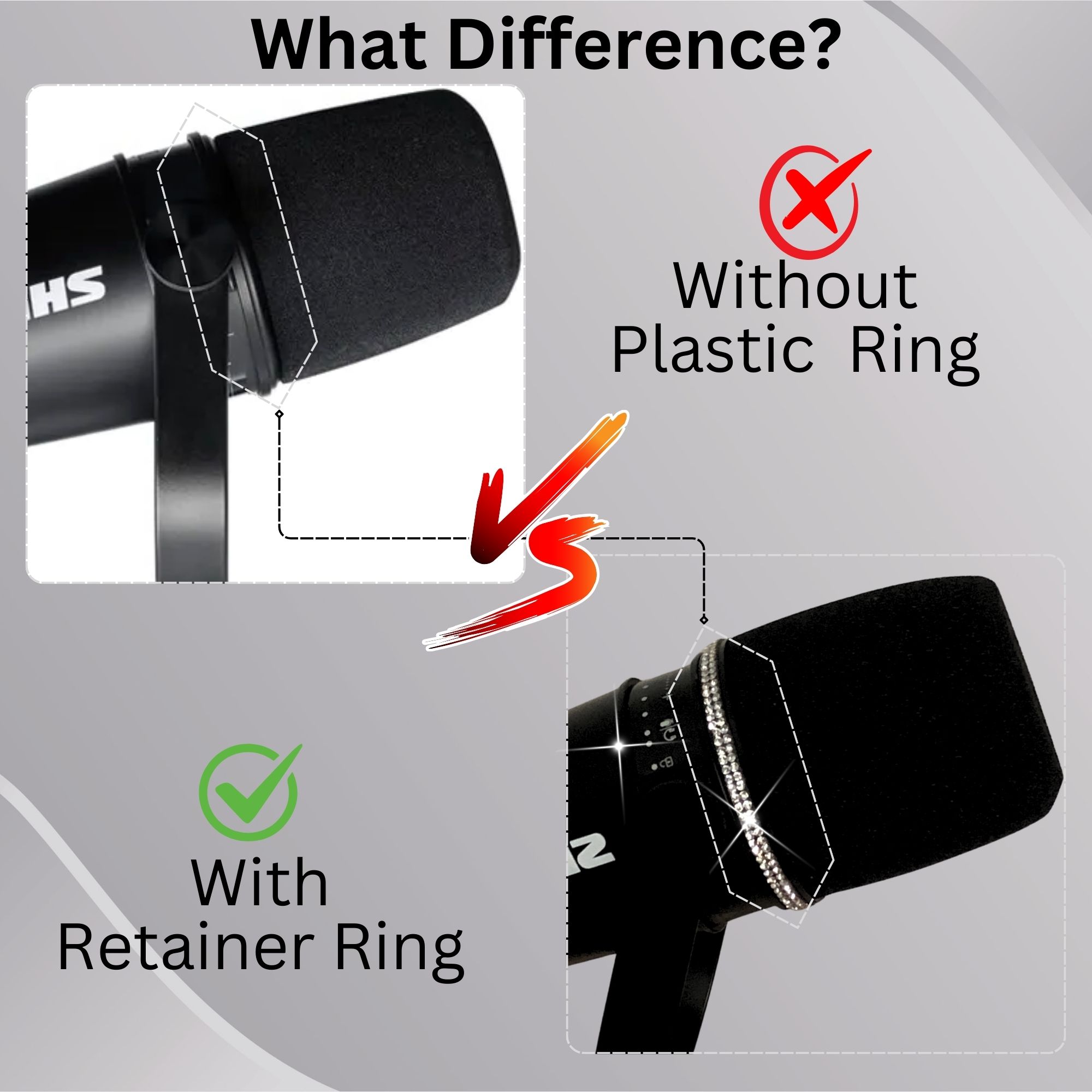 Shining MV7 Pop Filter for Shu - Shure Mic Mv7 recension och pris